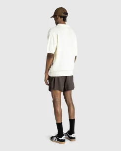 Skraeddersyet Gym Short Brown Houndstooth