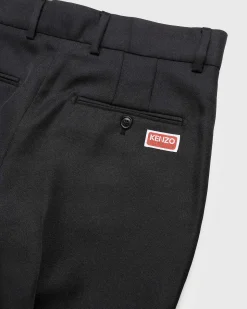 Slim-Fit Bukser Sort
