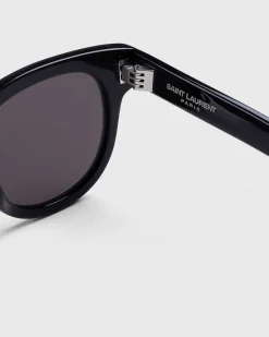 Sl 571 Rundt Stel Solbriller Sort