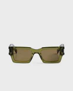 Sl 572 Square Frame Solbriller Gron/Brun