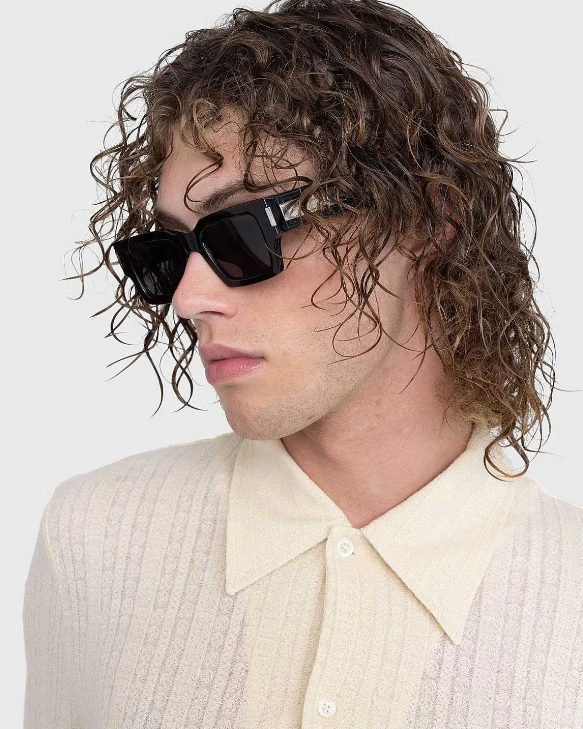 Sl 572 Square Frame Solbriller Havana/Crystal/Gra