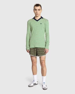 Sonic Langaermet Polo Ivory/Gron