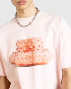 Spiky Kop Og Underkop T-Shirt Pink