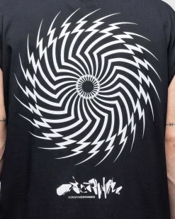 S25-Pr-C Pima Bomuld Aermelos T-Shirt Sort