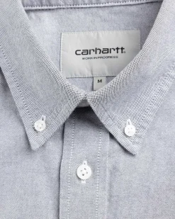 S/S Braxton Skjorte Charcoal/Voks