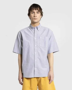 S/S Braxton Skjorte Charcoal/Voks