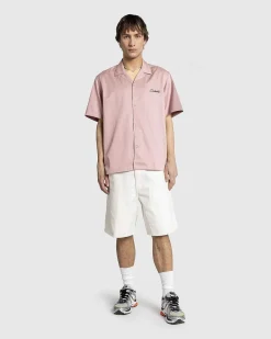 S/S Delray Skjorte Glassy Pink/Sort