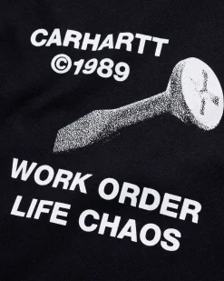 S/S Strange Screw T Shirt Sort