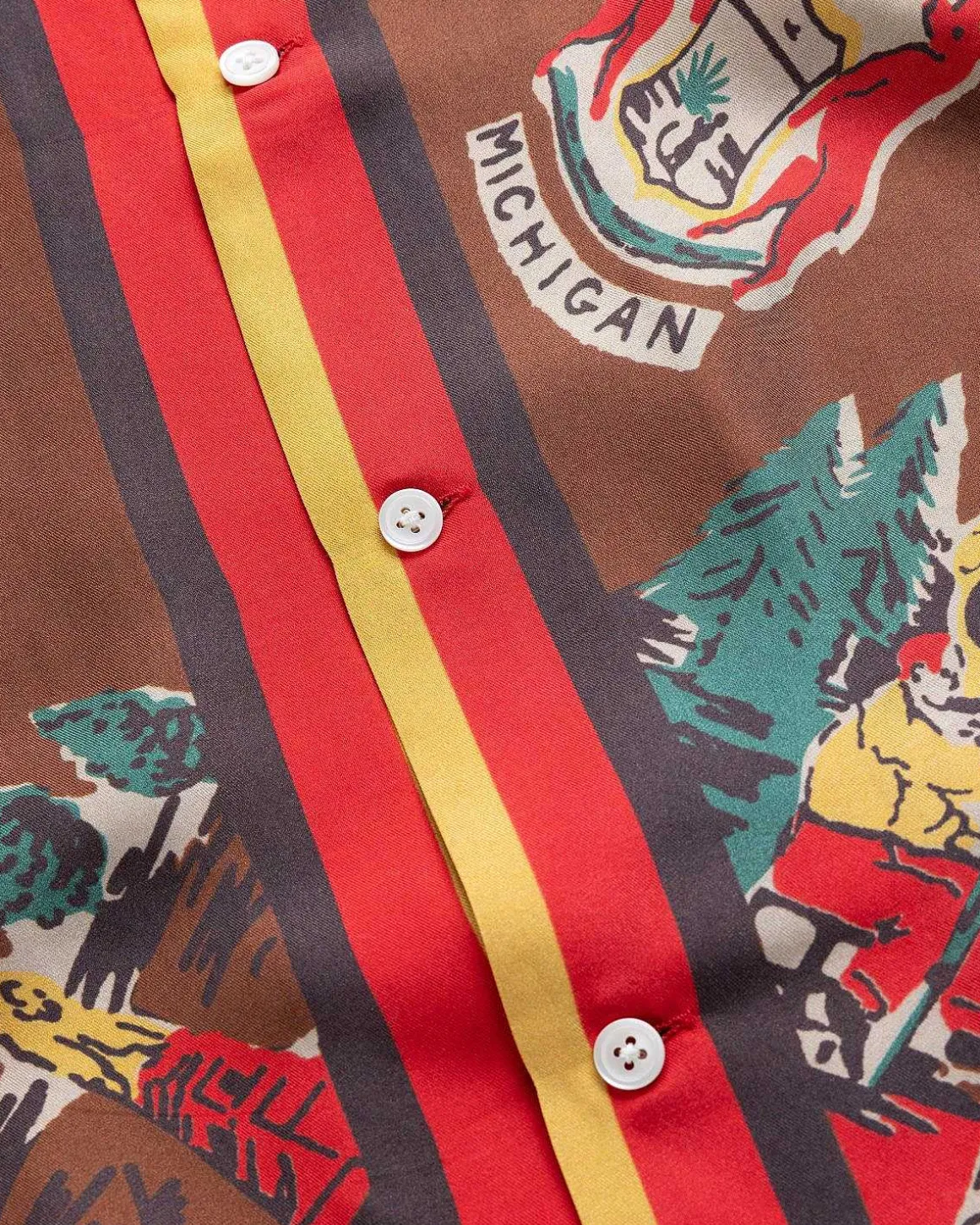 State Seal Kortaermet Skjorte Multi