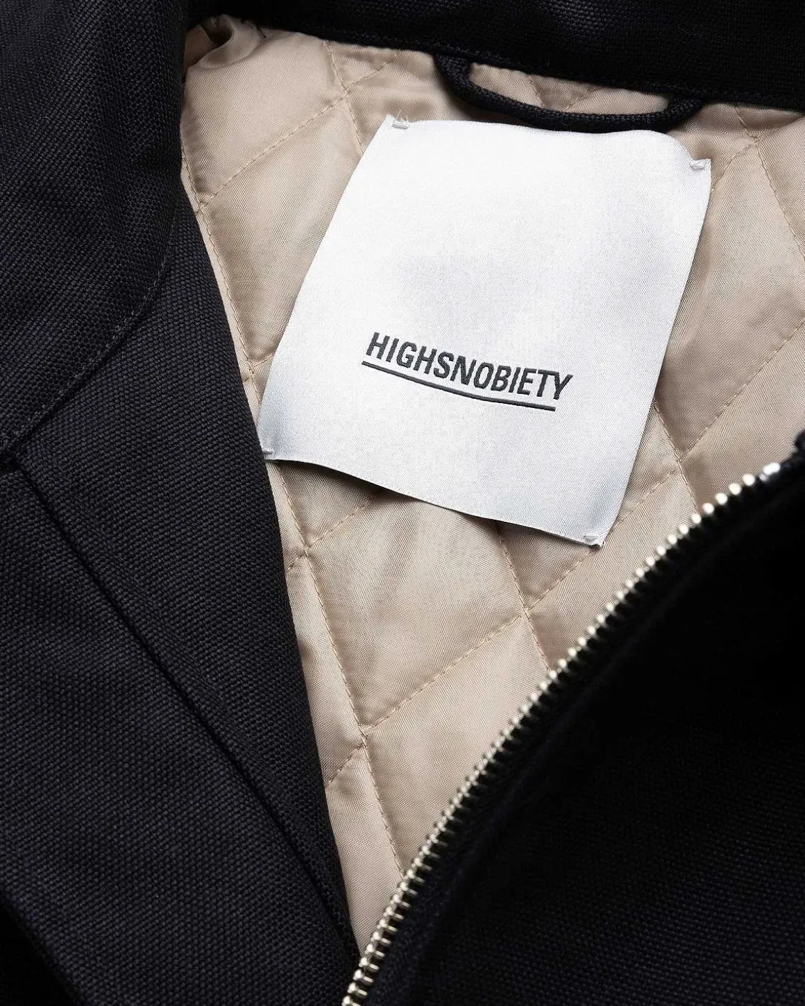 Stonewashed Canvas Bomber Jacket Sort