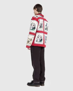 Storytime Quilt Jacket Red Multi
