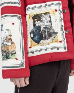 Storytime Quilt Jacket Red Multi