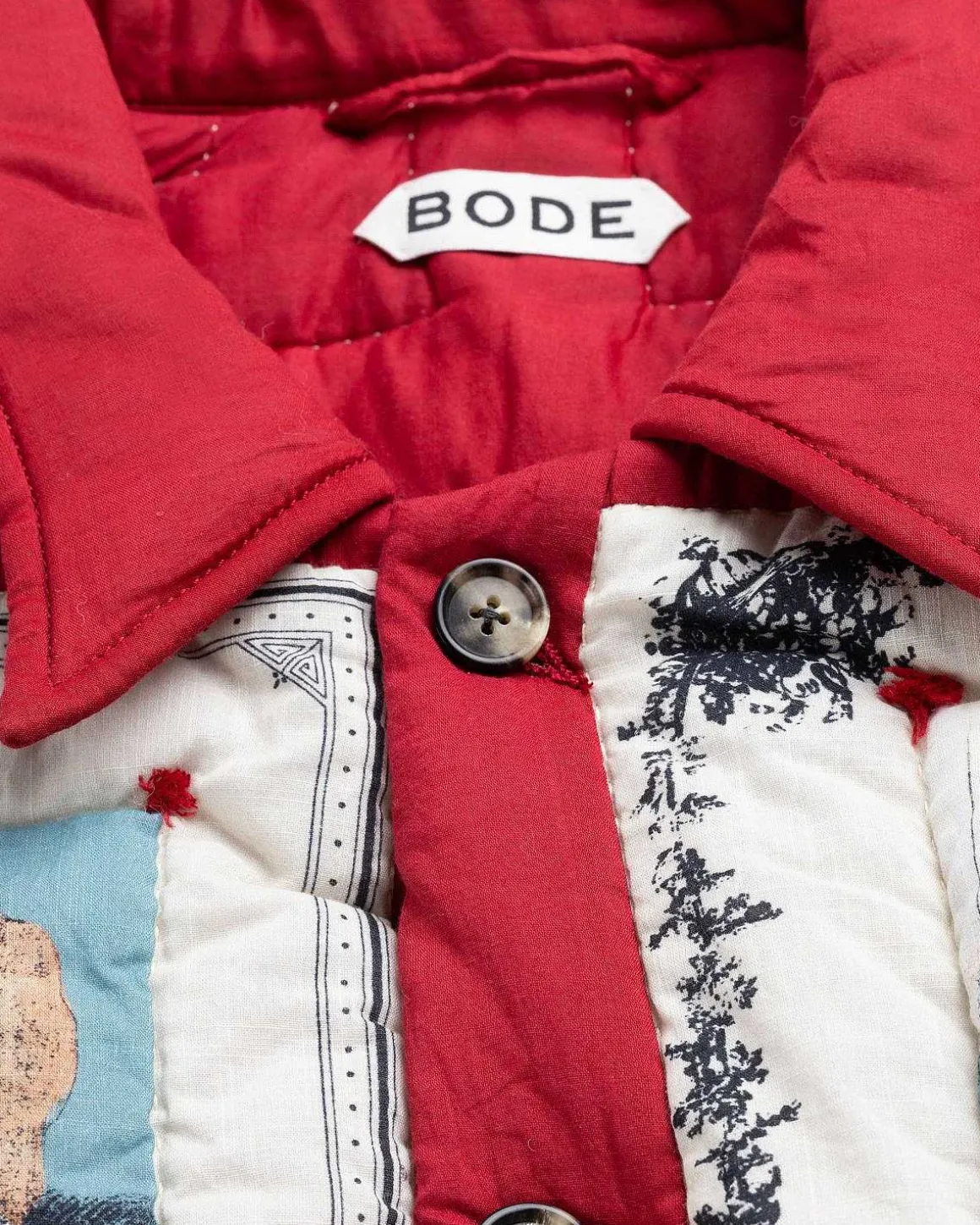 Storytime Quilt Jacket Red Multi