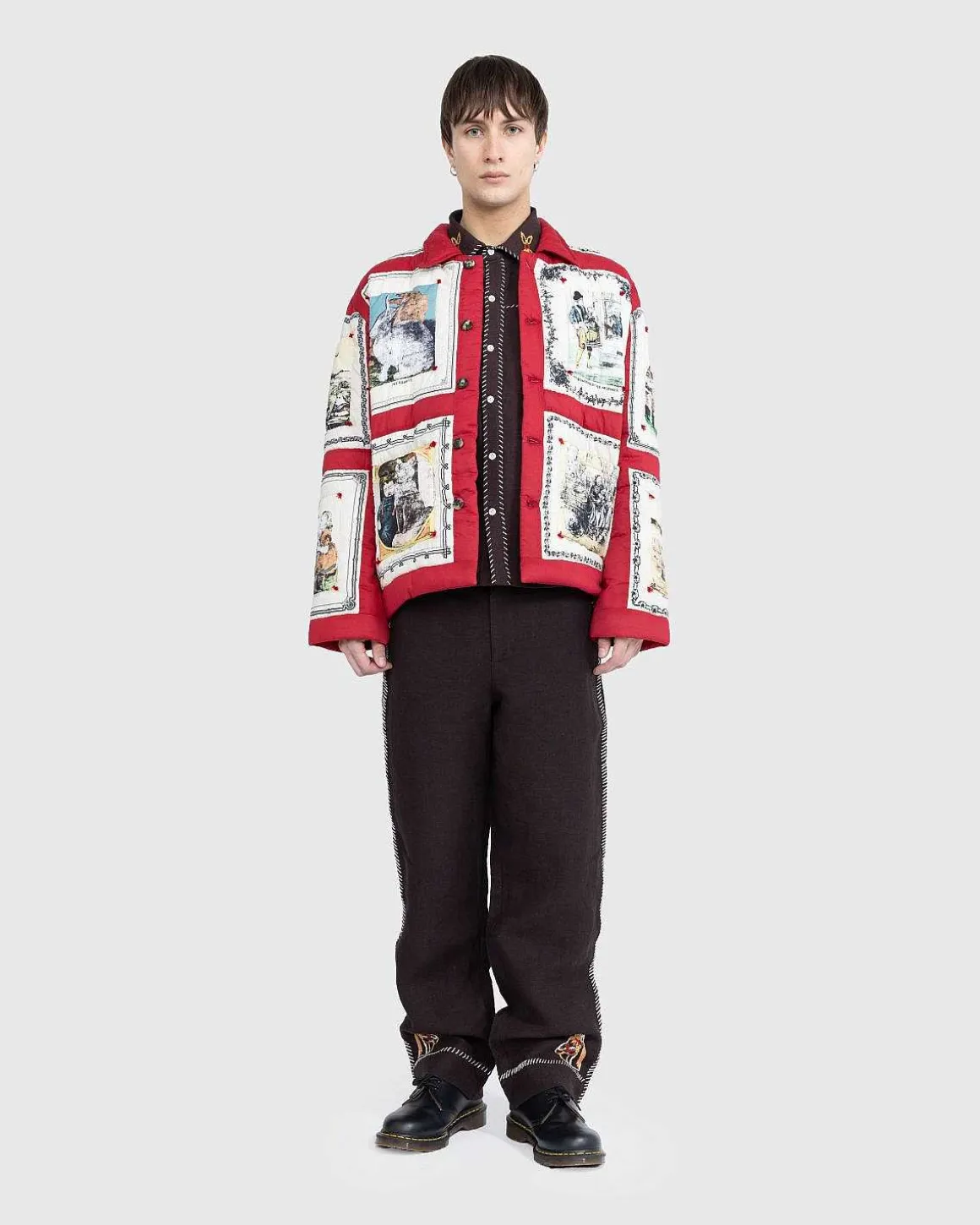 Storytime Quilt Jacket Red Multi