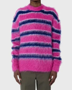 Stribet Mohair Sweater Multi