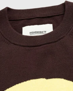 Strik Crewneck Brun