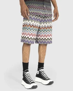 Strikkede Bermuda Shorts Multi