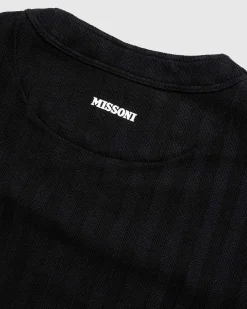 Strikket T-Shirt Sort