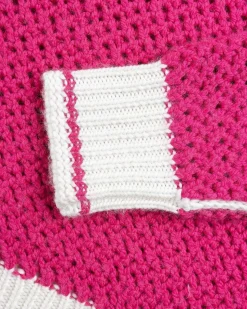 Strikket V-Hals Sweater Flou Pink