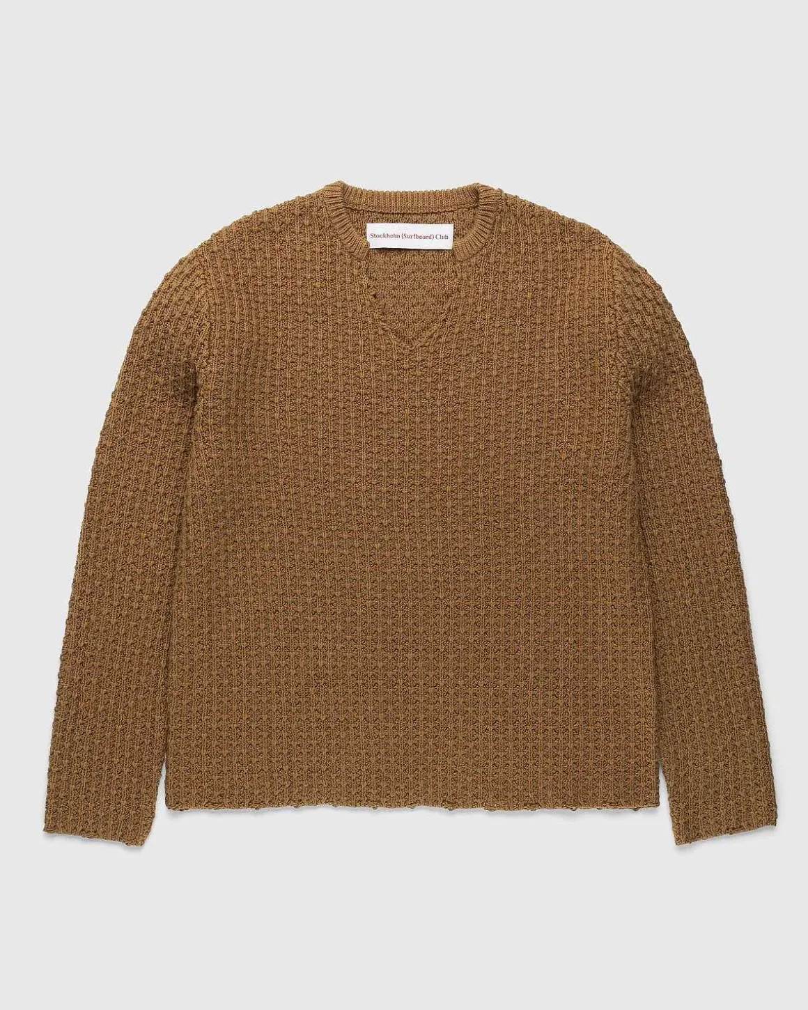 Strik V-Hals Sweater Cedertrae