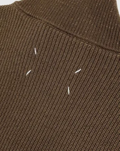 Strik Zip-Up Cardigan Brun