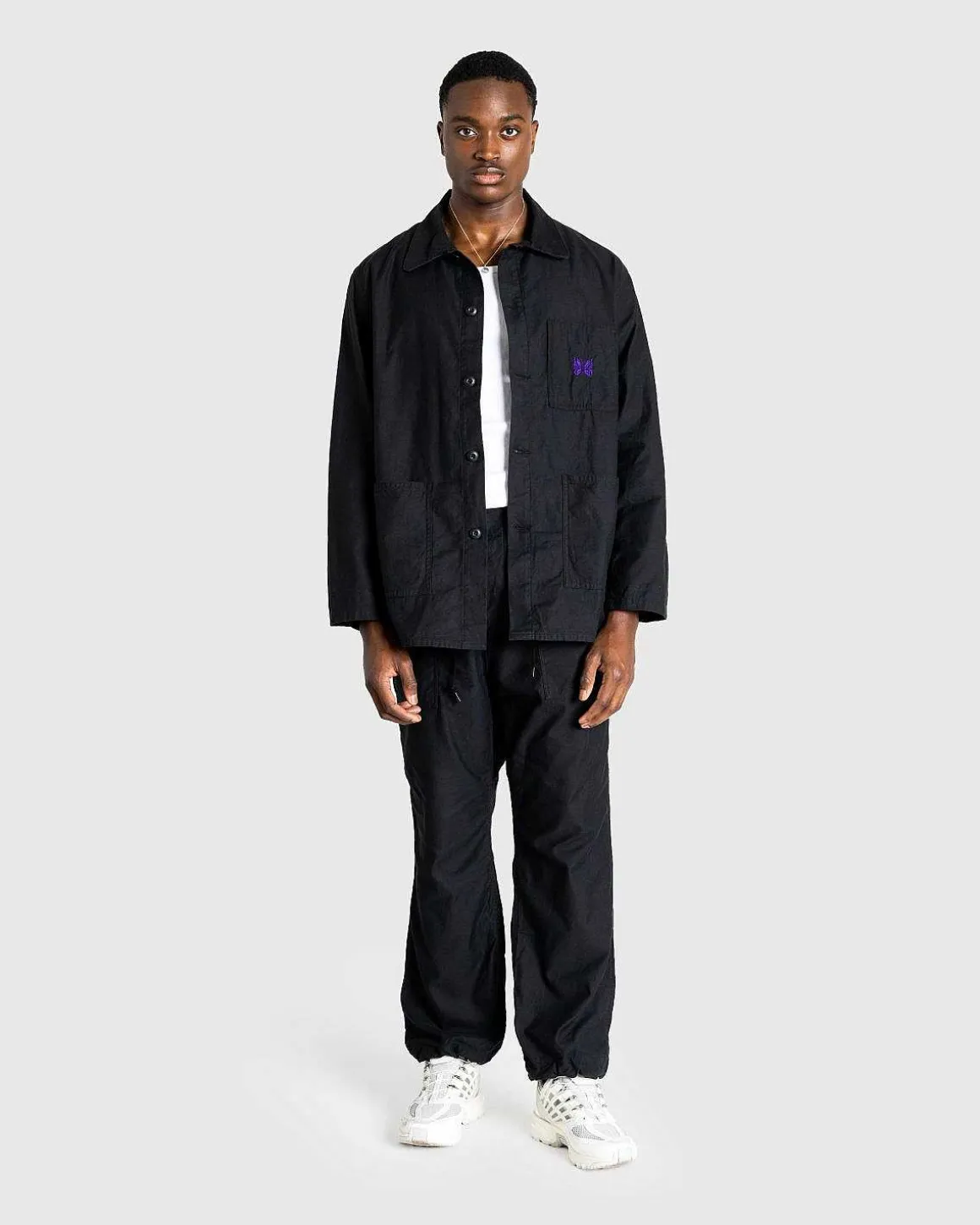 String Fatigue Pant Back Sateen Black