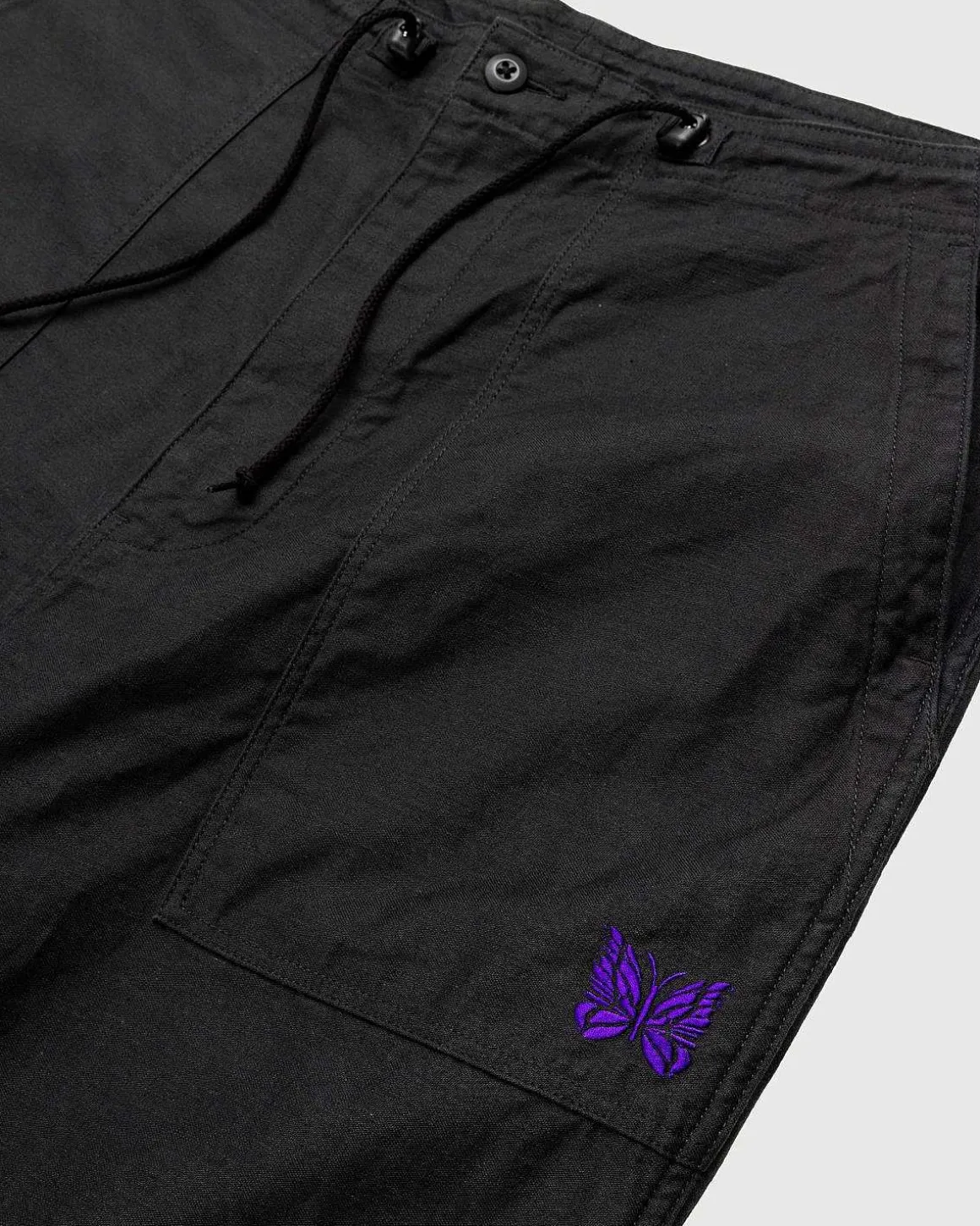 String Fatigue Pant Back Sateen Black