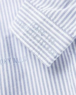 Stripe Bd Langaermet Skjorte Bla