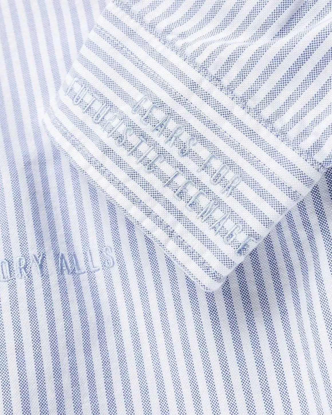 Stripe Bd Langaermet Skjorte Bla