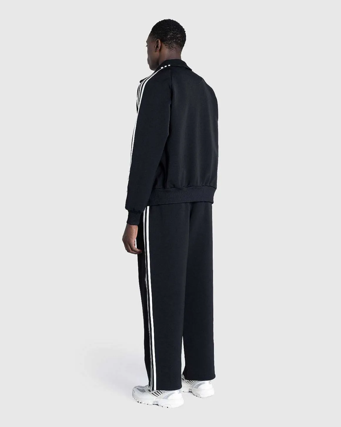3 Stripes Track Top Sort/Hvid