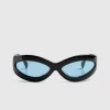 Summa Black Acetate/Rif Blue Lens