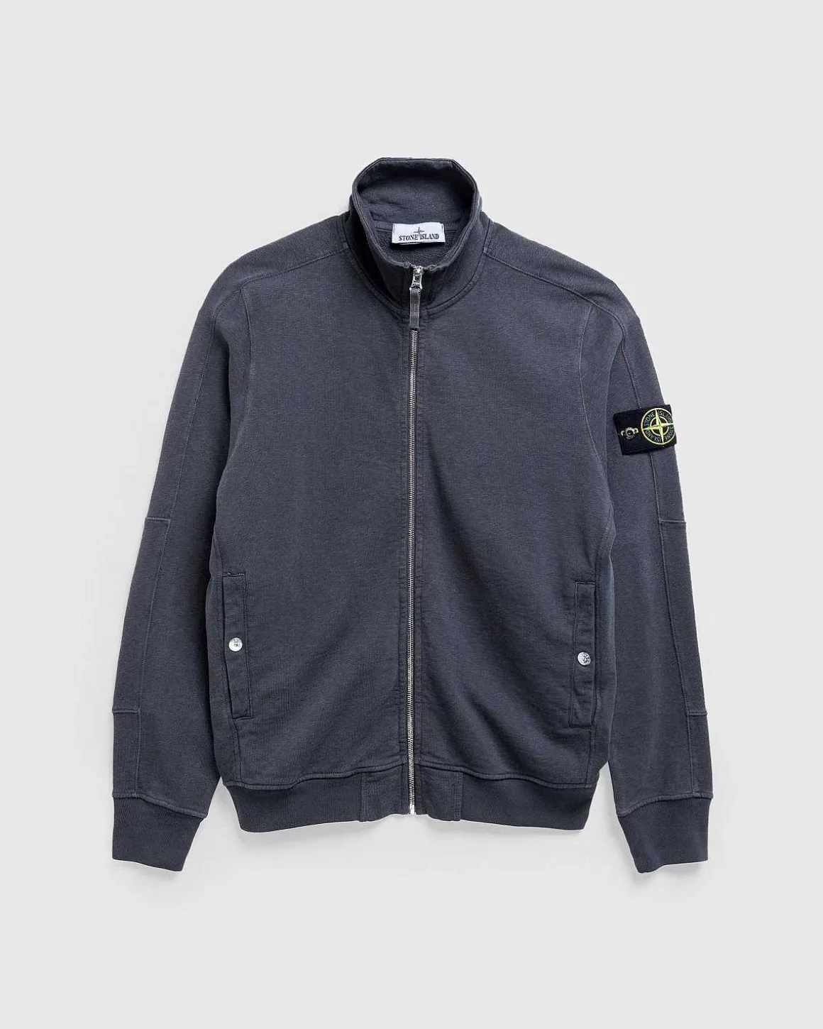 Sweatshirt Med Fuld Lynlas Charcoal