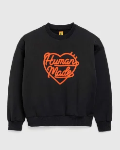 Sweatshirt Med Rund Hals, Sort
