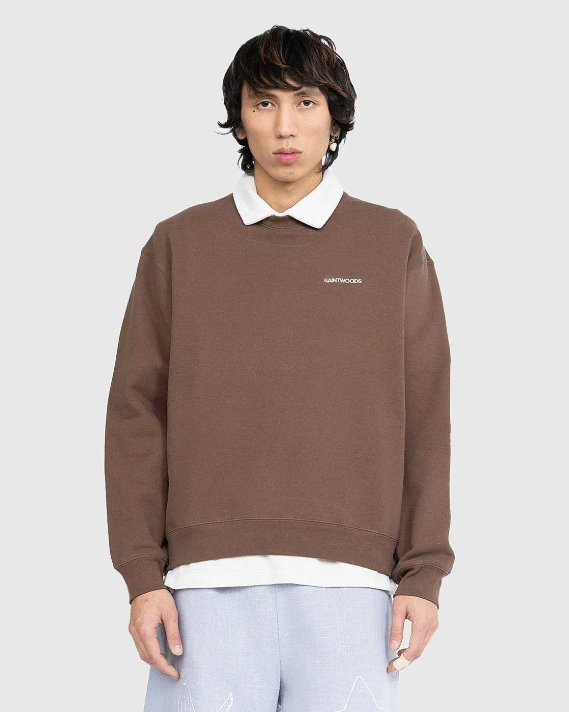 Sw Sweatshirt Brun