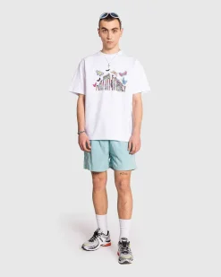 Syrevaskede Badeshorts Blue Radiance