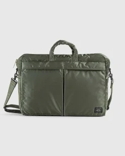 Tankvogn 2-Vejs Dokumentmappe Sage Green