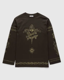 Tattoo Safe Sex Sweatshirt Morkebrun