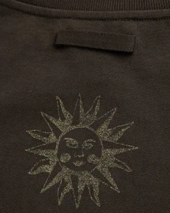Tattoo Safe Sex Sweatshirt Morkebrun