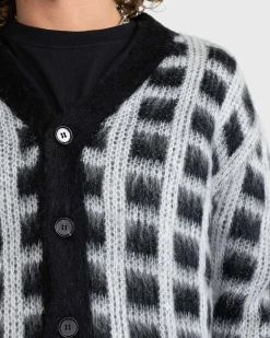Ternet Mohair Cardigan Sort