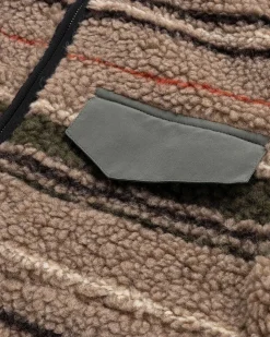 Thjorsar Stribet Pullover Brun