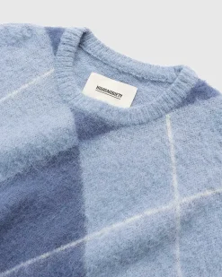 Tjek Alpaca Sweater Multi Blue