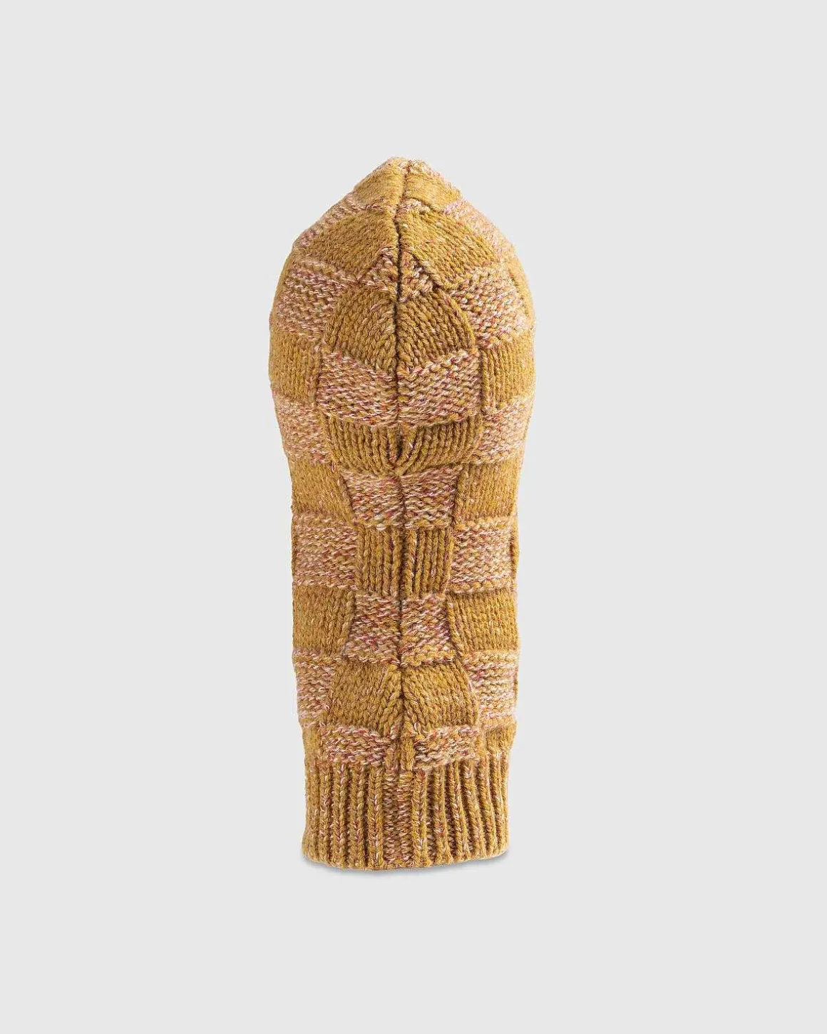 Tjek Strik Balaclava Brun