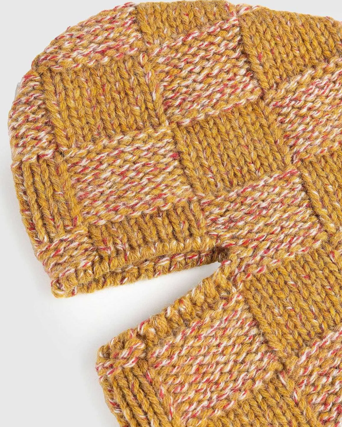 Tjek Strik Balaclava Brun