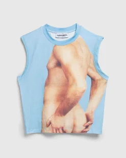 Touch With The Eyes Tank Top Bla