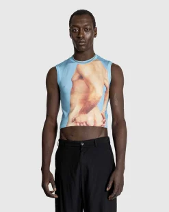 Touch With The Eyes Tank Top Bla