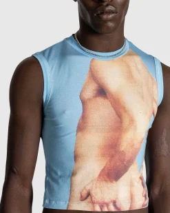 Touch With The Eyes Tank Top Bla
