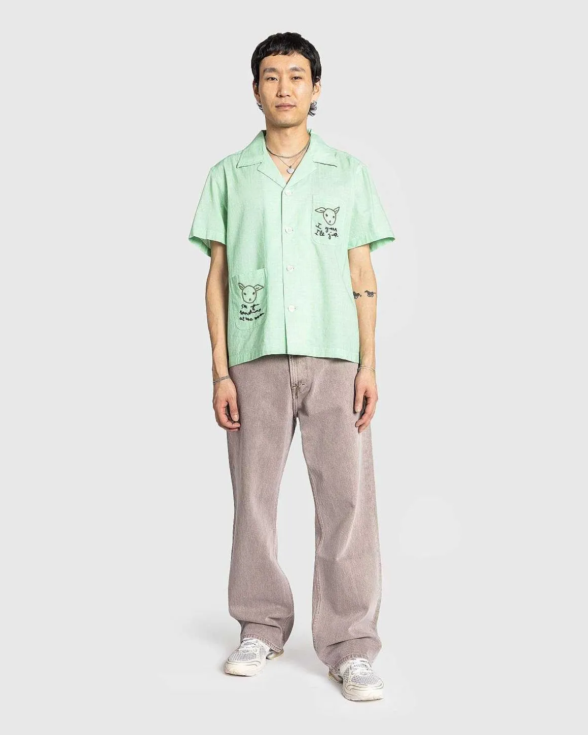 Tredje Snit Pink Cast Chain Twill