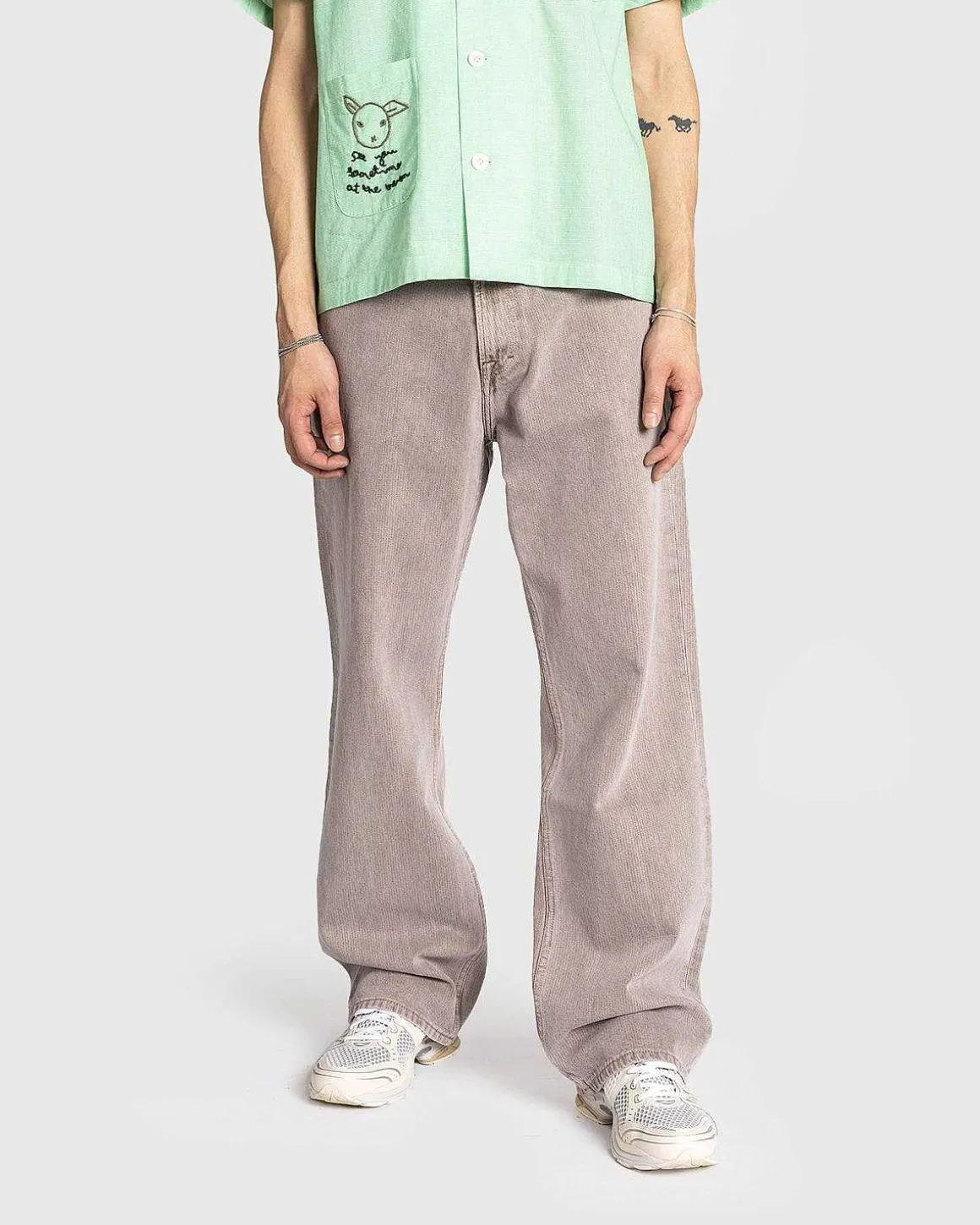 Tredje Snit Pink Cast Chain Twill