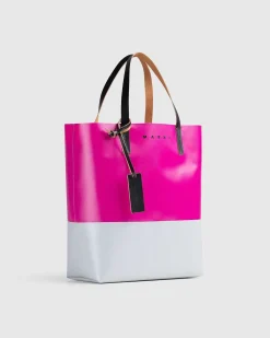 Tribeca Tofarvet Indkobstaske Pink/Gra