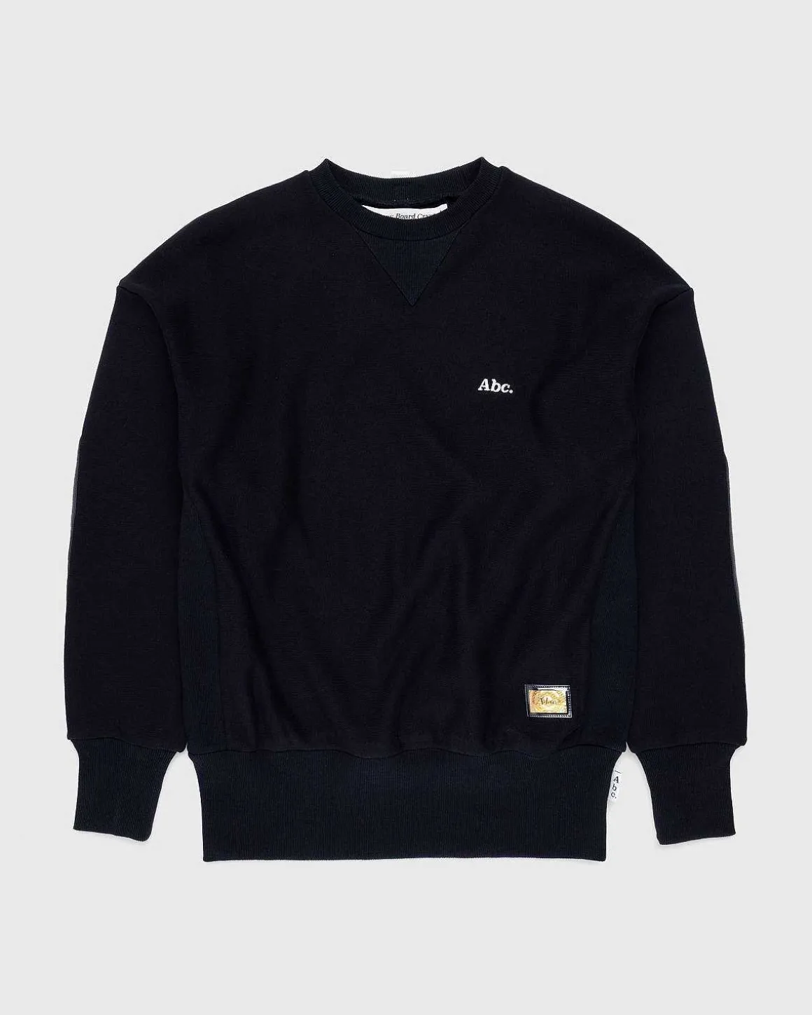 Tri-Tone Sweatshirt Med Rund Hals